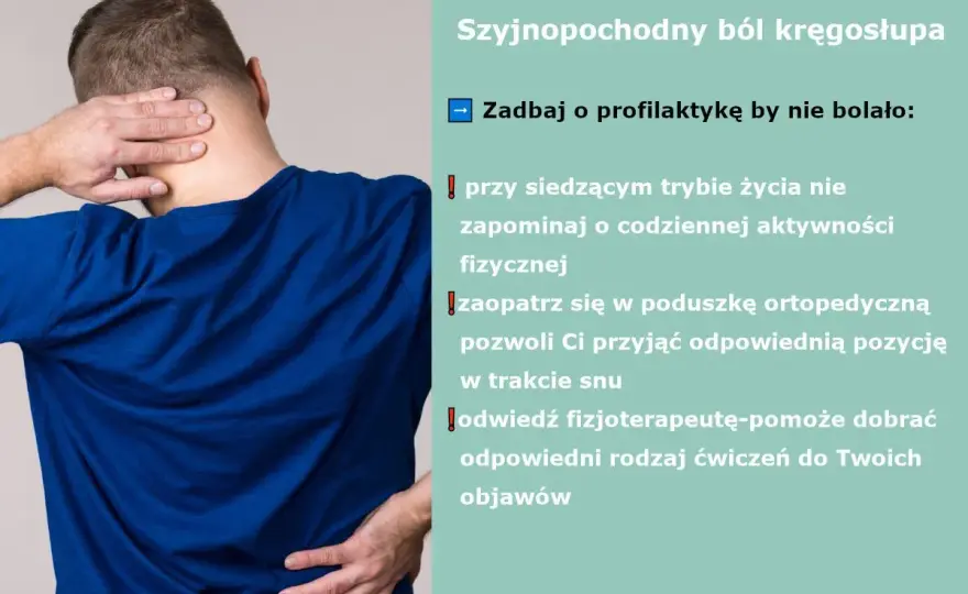 Odcinek szyjny kręgosłupa - objawy. Kiedy to coś więcej niż ból?